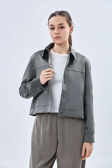 Женская ветровка короткая длина AW23WBA-52034-147227 фото